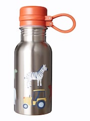 Frugi Silver Reusable 400ml Steel Bottle - Image 1 of 2