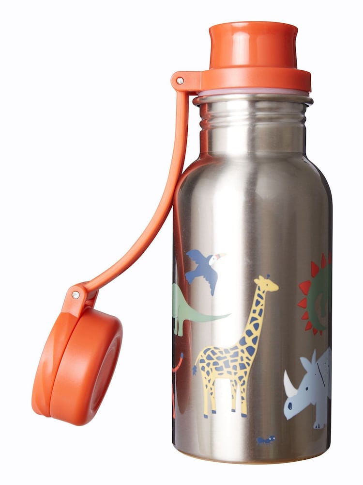 Frugi Silver Reusable 400ml Steel Bottle - Image 2 of 2