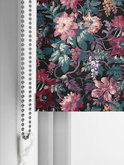 Graham & Brown Nightshade Purple Florenzia Made to Measure Roller Blind - Image 4 of 6