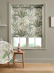 Graham & Brown Powder Natural Borneo Made to Measure Roller Blind - Image 1 of 6