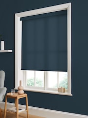 Graham & Brown Blue Majestic Made to Measure Roller Blind - Image 2 of 6