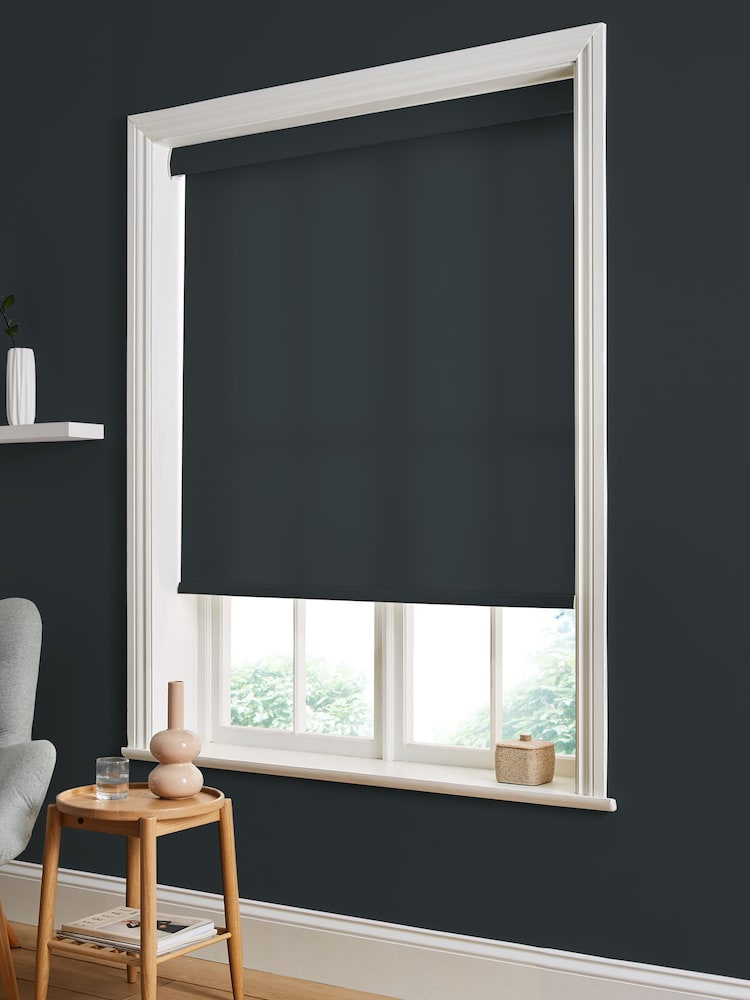 Graham & Brown Black Made to Measure Roller Blind - Image 2 of 6