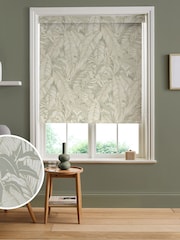 Graham & Brown Sage Green Paradys Made to Measure Roller Blind - Image 1 of 6