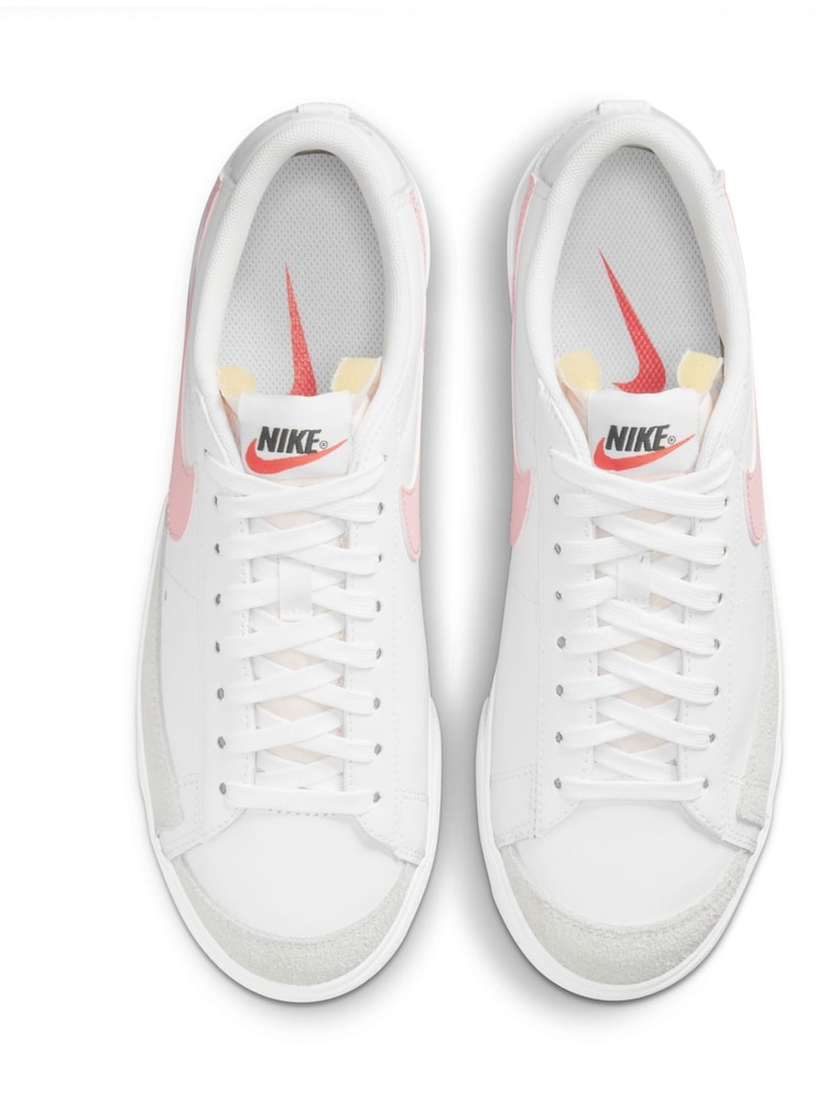 Biały/różowy - Niskie buty sportowe na platformie Nike Blazer - Image 3 of 8