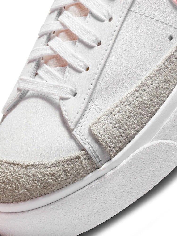 Biały/różowy - Niskie buty sportowe na platformie Nike Blazer - Image 5 of 8