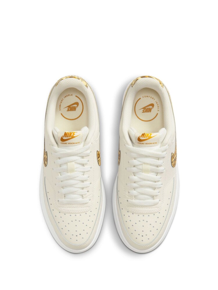 Nike Animal Court Vision Alta Platform Trainers - Image 7 of 10