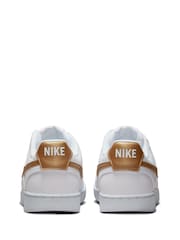 Белый/золотистый - Низкие кроссовки Nike Court Vision - Image 4 of 8