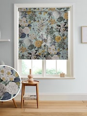 Graham & Brown Morning Blue Glasshouse Made to Measure Roller Blind - Image 1 of 6