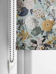 Graham & Brown Morning Blue Glasshouse Made to Measure Roller Blind - Image 5 of 6