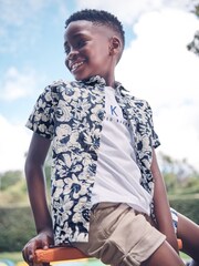 Baker by Ted Baker T-Shirt and Printed Shirt Set - Image 1 of 2
