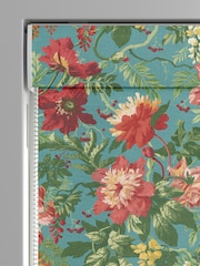 Graham & Brown Botanico Blue Florenzia Made to Measure Roman 100% Cotton Blind - Image 3 of 6
