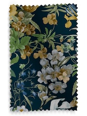 Graham & Brown Blue Glasshouse Flora Made to Measure Roman 100% Cotton Blind - Image 6 of 6