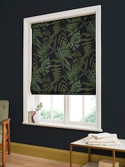 Graham & Brown Black Midsummer Fern Made to Measure Roman 100% Cotton Blind - Image 5 of 6