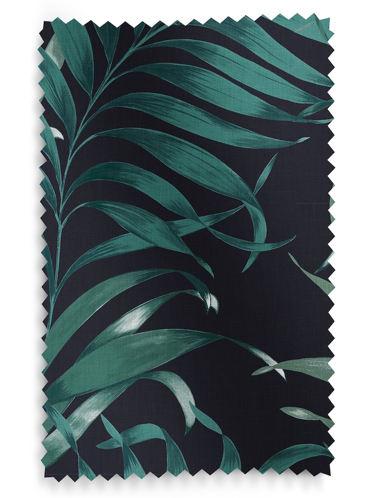 Graham & Brown Midnight Navy Yasuni Made to Measure Roman 100% Cotton Blind - Image 5 of 5