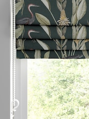 Graham & Brown Green Glasshouse Made to Measure Roman 100% Cotton Blind - Image 2 of 6