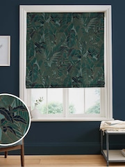 Graham & Brown Green Paradys Made to Measure Roman 100% Cotton Blind - Image 1 of 6