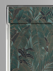 Graham & Brown Green Paradys Made to Measure Roman 100% Cotton Blind - Image 3 of 6