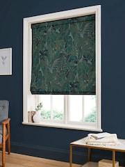 Graham & Brown Green Paradys Made to Measure Roman 100% Cotton Blind - Image 5 of 6