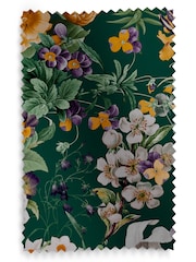 Graham & Brown Emerald Green Glasshouse Flora Made to Measure Roman 100% Cotton Blind - Image 6 of 6