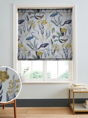 Graham & Brown Soft Grey Glasshouse Made to Measure Roman 100% Cotton Blind - Image 1 of 6