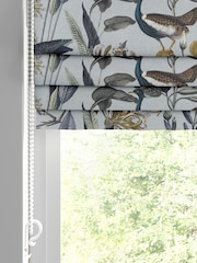Graham & Brown Soft Grey Glasshouse Made to Measure Roman 100% Cotton Blind - Image 2 of 6