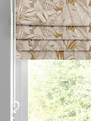 Graham & Brown Turmeric Yellow Paradys Made to Measure Roman 100% Cotton Blind - Image 2 of 6