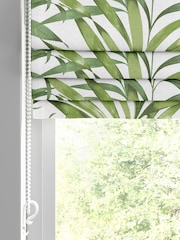 Graham & Brown White Yasuni Made to Measure Roman 100% Cotton Blind - Image 2 of 6