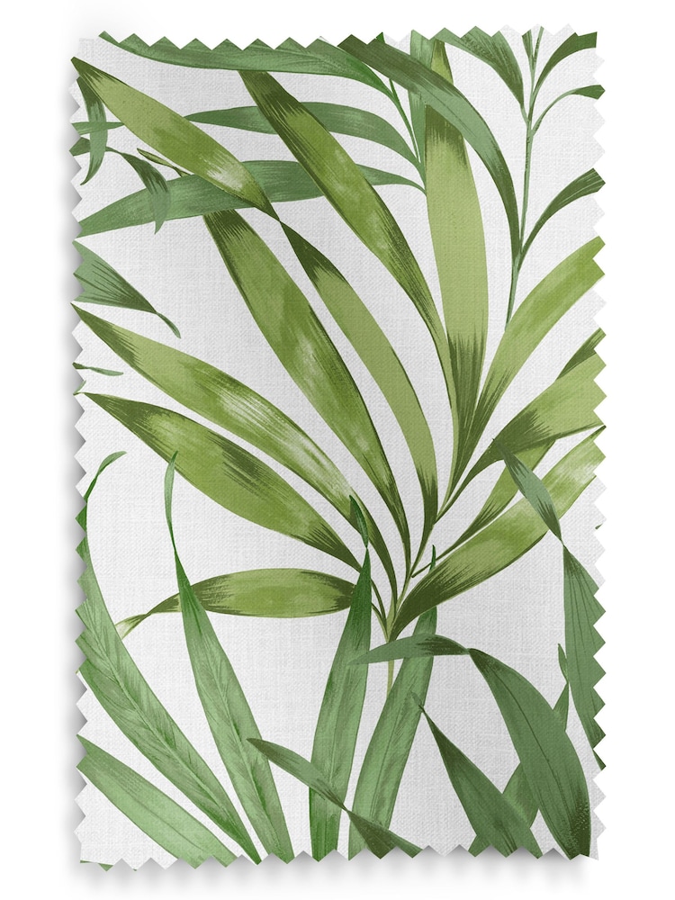 Graham & Brown White Yasuni Made to Measure Roman 100% Cotton Blind - Image 6 of 6