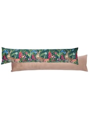 Wylder Green Willow Hare Printed Velvet Draught Excluder - Image 1 of 2