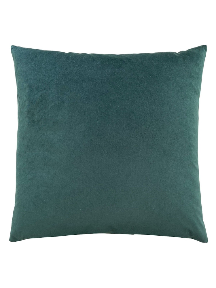 Wylder Black Mogori Vendure Printed Velvet Reverse Cushion - Image 3 of 3
