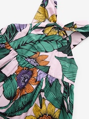 Purple Printed Cotton Dress (3-16yrs) - Image 6 of 6