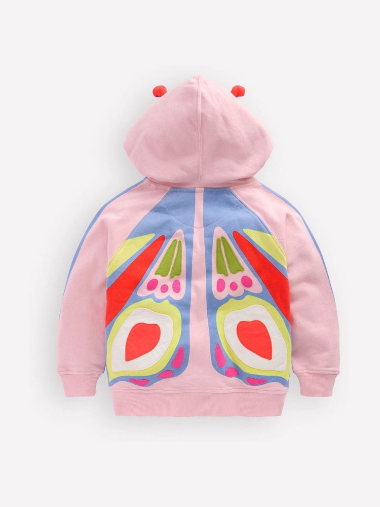 Boden Pink Novelty Relaxed Hoodie - Image 2 of 3