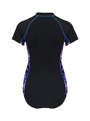 Pour Moi Black Energy Short Sleeve Swimsuit - Image 5 of 5