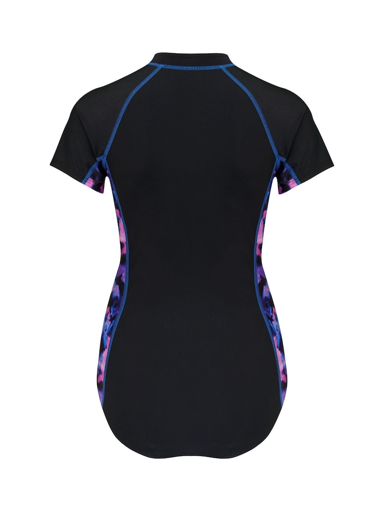 Pour Moi Black Energy Short Sleeve Swimsuit - Image 5 of 5