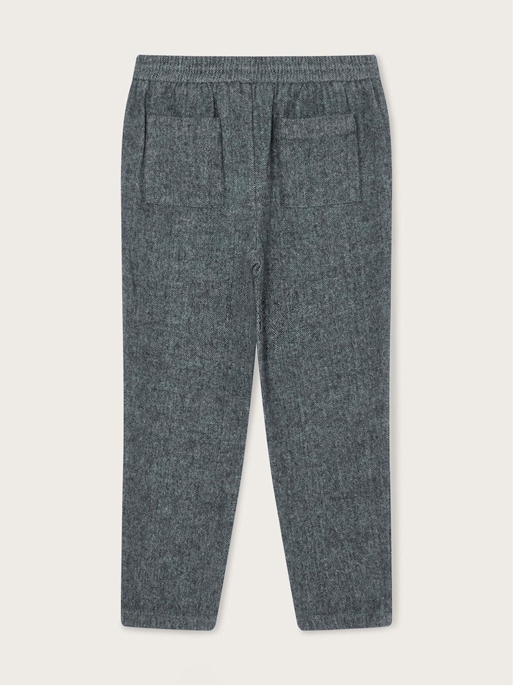 Monsoon Grey Herringbone Trousers - Image 2 of 3