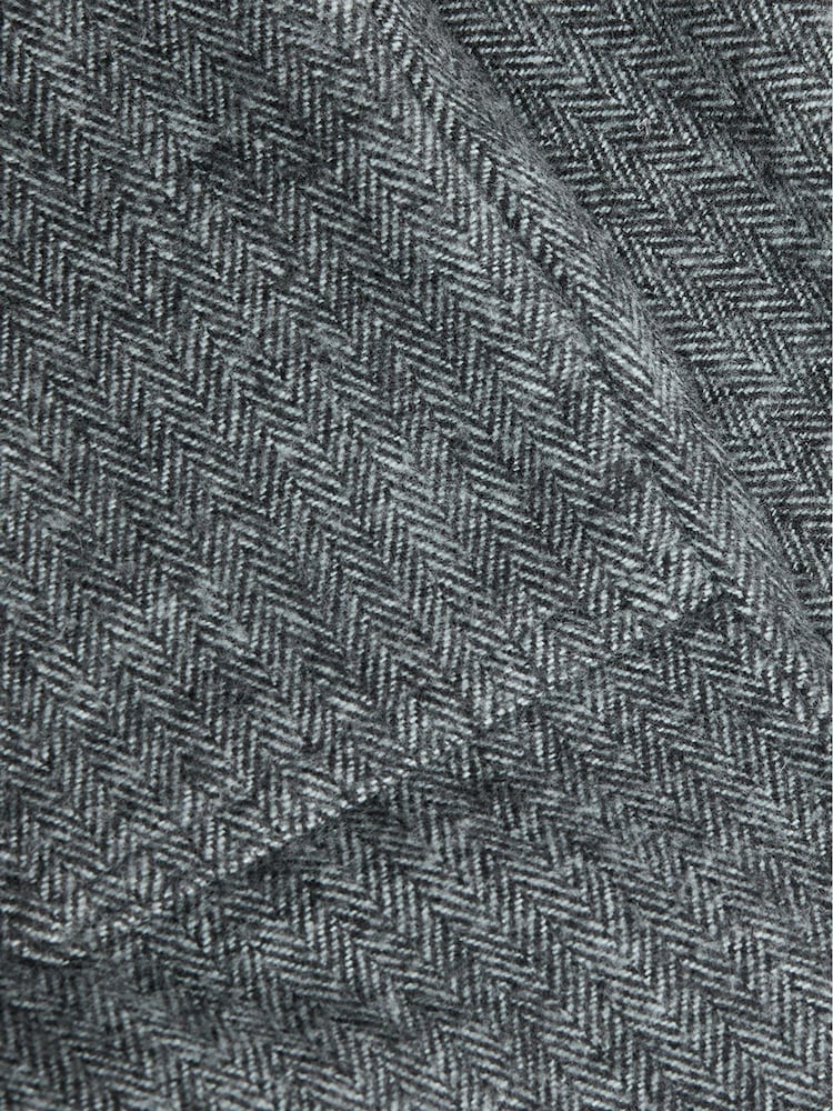 Monsoon Grey Herringbone Trousers - Image 3 of 3