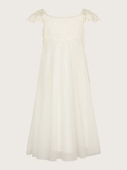 Monsoon Natural Estella Dress - Image 3 of 5