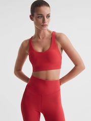 The Upside Red The Upside Racerback Sports Bra - Image 1 of 5