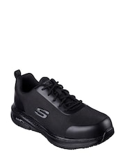 Skechers Black Work Arch Fit Ringstap Slip Resistant Mens Trainers - Image 2 of 3