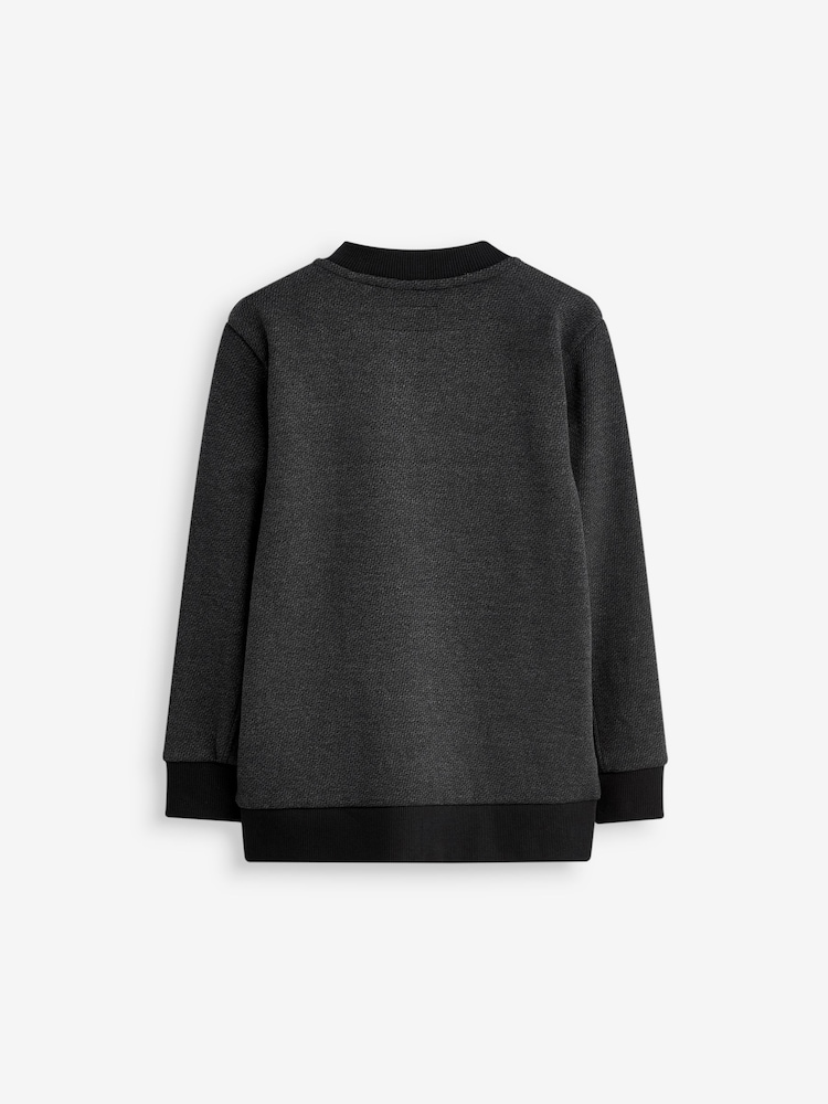 Black Bomber Jacket (3-16yrs) - Image 5 of 5