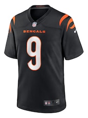 Nike Black NFL  Cincinnati Bengals Game Home Team Colour Jersey - Joe Burrow - Image 2 of 3