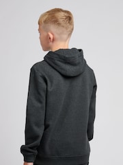 Jack Wills Charcoal Grey Script Hoodie - Image 2 of 5