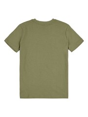 Jack Wills Khaki Green Script T-Shirt - Image 2 of 3