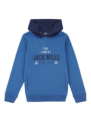 Jack Wills Blue Finest Quality Hoodie - Image 1 of 3
