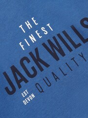 Jack Wills Blue Finest Quality Hoodie - Image 3 of 3