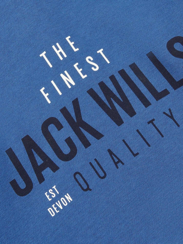 Jack Wills Blue Finest Quality Hoodie - Image 3 of 3