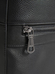 Reiss Black Carter Leather Backpack - Image 5 of 8