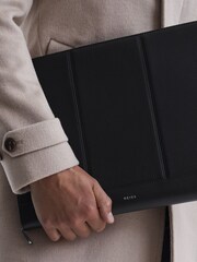 Reiss Black Carter Leather Folio - Image 3 of 7