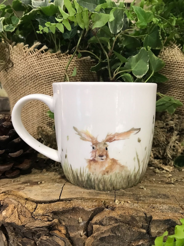 Kate of Kensington White Kensington Collection Family 'A' Hare Mug - Image 1 of 3