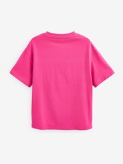 Pink Cool Vibes Girl Oversized Graphic T-Shirt (3-16yrs) - Image 7 of 7
